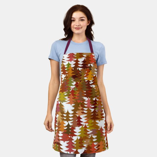 Pine Trees Schürze (Getragen)