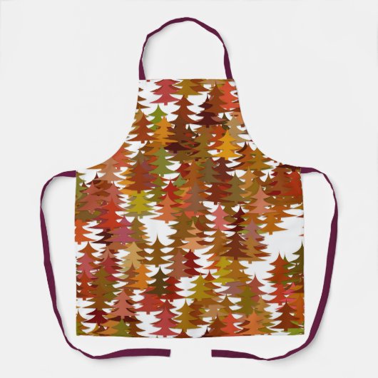 Pine Trees Schürze (Vorderseite)
