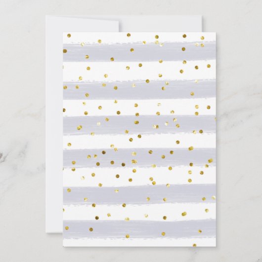 Pine Trees Snowflakes 1. Geburtstag Einladung (Rückseite)