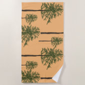 Pine Trees Strandtuch (Vorderseite)