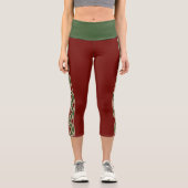 Pine Trees und Harlequin Capri Leggings (Vorderseite)