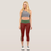 Pine Trees und Harlequin Capri Leggings (Vorderseite)