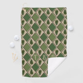 Pine Trees und Harlequin Golf Towel Golfhandtuch (Insitu)