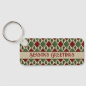 Pine Trees und Harlequin Schlüsselanhänger (Rückseite)