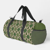 Pine Trees und Harlequin Small Duffel Bag Duffle Bag (Rechte Ecke)