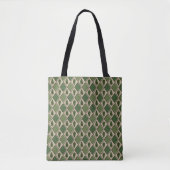 Pine Trees und Harlequin Tote Bag Tasche (Vorderseite)
