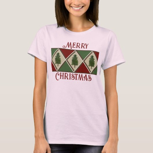 Pine Trees und Harlequin Women's Top (Vorderseite)