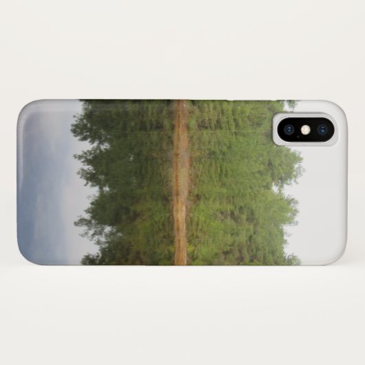 Pine Treflection Lake Case-Mate iPhone Hülle (Rückseite (Horizontal))
