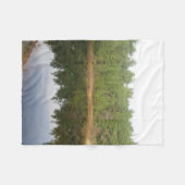 Pine Treflection Lake Fleecedecke (Vorderseite (Horizontal))