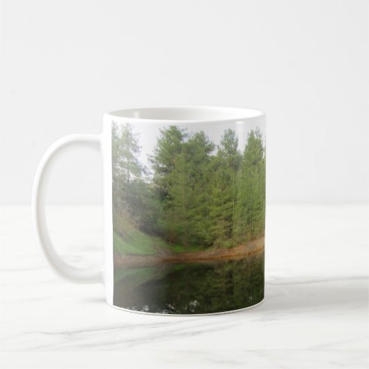 Pine Treflection Lake Kaffeetasse (Links)