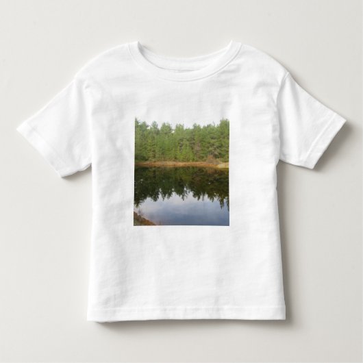 Pine Treflection Lake Kleinkind T-shirt (Vorderseite)