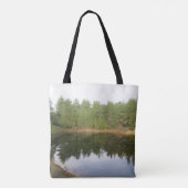 Pine Treflection Lake Tasche (Rückseite)