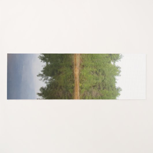 Pine Treflection Lake Yogamatte (Vorderseite (Horizontal))