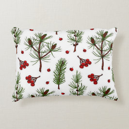 Pine und Berries Akzent Throw Kissen