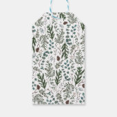 Pine und Eukalyptus-Geschenkmarke Geschenkanhänger (Rückseite)