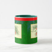 Pine Vintage Art Kaffee Tasse (Zentrum)