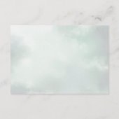 Pine Winter Brautparty Ratschläge für Couple Card Begleitkarte (Rückseite)