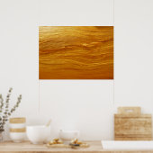 Pine Wood I Imitate Holzgewebe Poster (Küche)