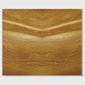Pine Wood II Imitate Holzgewebe Geschenkpapier (Flach)