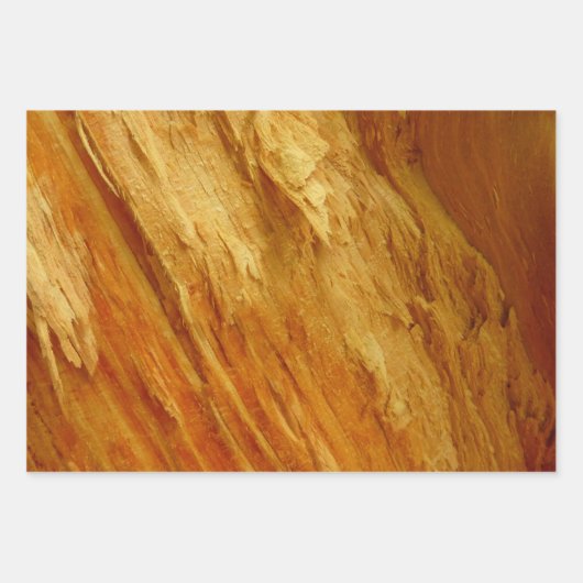 Pine Wood II Imitate Holzgewebe Geschenkpapier Set (Vorderseite 2)