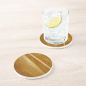 Pine Wood II Imitate Holzgewebe Getränkeuntersetzer (Seite)