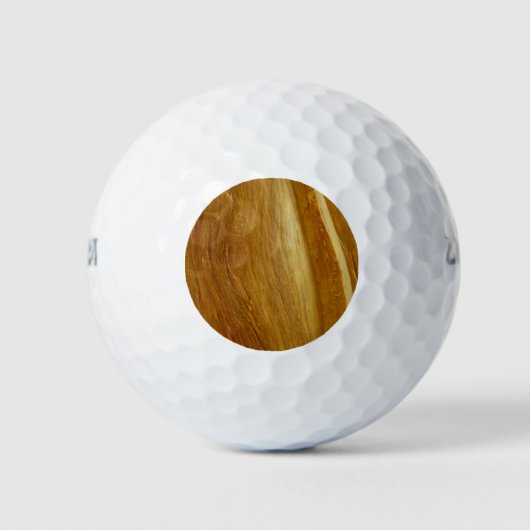 Pine Wood II Imitate Holzgewebe Golfball (Vorderseite)