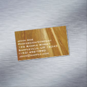 Pine Wood II Imitate Holzgewebe Magnetische Visitenkarte (Beispiel)