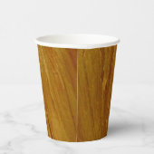 Pine Wood II Imitate Holzgewebe Pappbecher (Rechts)