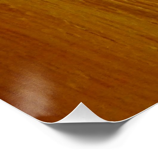 Pine Wood II Imitate Holzgewebe Poster (Ecke)