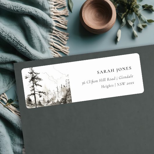 Pine Woods Mountain Landschaftsbild - Adresse