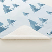 Pine Woods | Winter | INDIVIDUELLE NAME Sherpadecke (3/4)