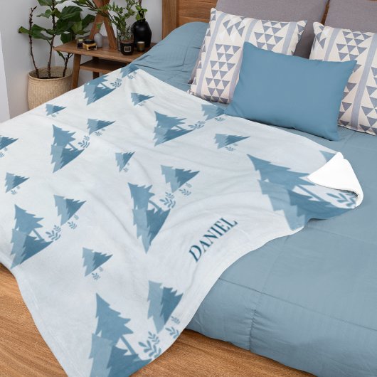 Pine Woods | Winter | INDIVIDUELLE NAME Sherpadecke