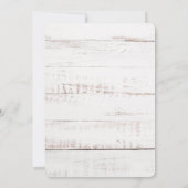 Pine Wreath White Distressed Wood Weihnachtsfest P (Rückseite)