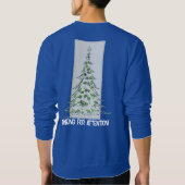 Pine-y für Aufmerksamkeit Ugly Christmas Sweatshir Sweatshirt (Rückseite)