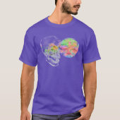 Pineal Alchimie Kristallschädel DMT T-Shirt (Vorderseite)