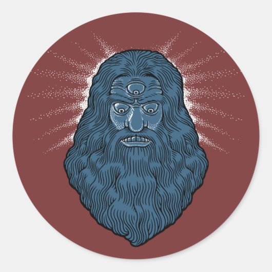 Pinealprophet Runder Aufkleber (Vorderseite)