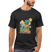Pineapfelkuchen-T - Shirt - Tropische Flaschen