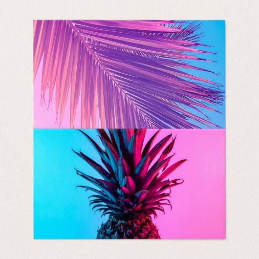 pineaple visitenkarten (Außenseite Aufgefaltet)