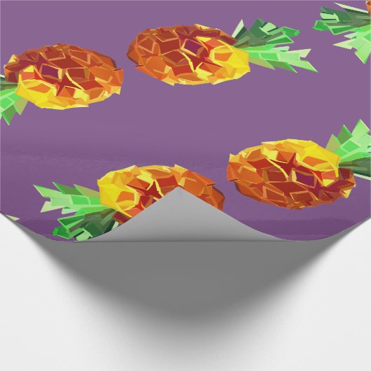 Pineapon Digital Art Wrapping Paper Geschenkpapier (Ecke)