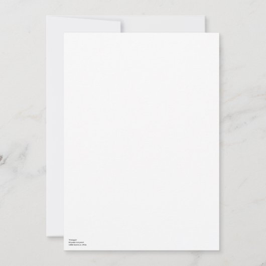 Pineapple Art Einladung (Rückseite)