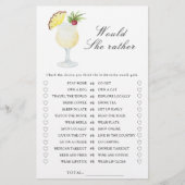 Pineapple bridal shower - Would she rather game (Vorderseite)