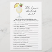 Pineapple Cocktail Bridal shower - Bride the best (Vorderseite)