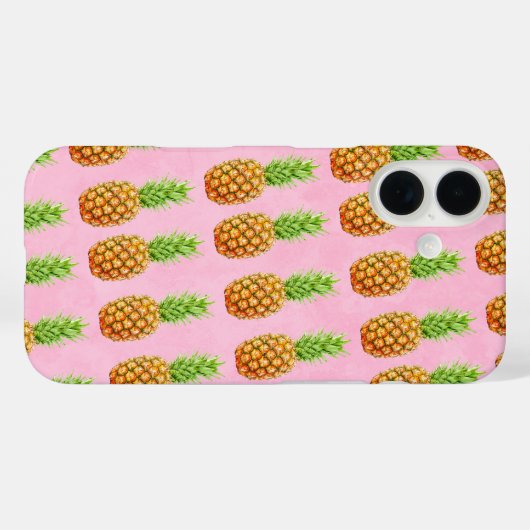 Pineapple cool pattern  Case-Mate iPhone hülle (Rückseite (Horizontal))