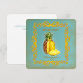 PINEAPPLE ~ Einladungskarte Einladung (Vorne/Hinten)