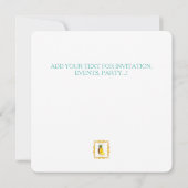 PINEAPPLE ~ Einladungskarte Einladung (Rückseite)