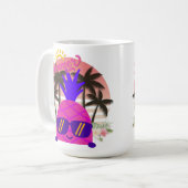 Pineapple Enjoying the Summer Kaffeetasse (Vorderseite Links)