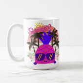 Pineapple Enjoying the Summer Kaffeetasse (Links)