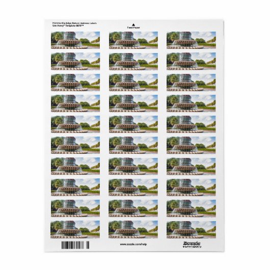 Pineapple Fountain in Charleston, (Vorne)