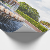 Pineapple Fountain in Charleston, Geschenkpapier (Ecke)