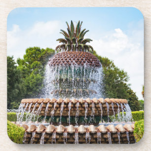 Pineapple Fountain in Charleston, Getränkeuntersetzer
